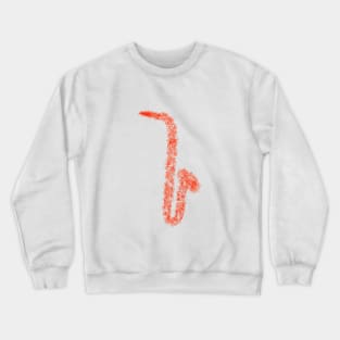 Saxophone Full of Hearts Crewneck Sweatshirt